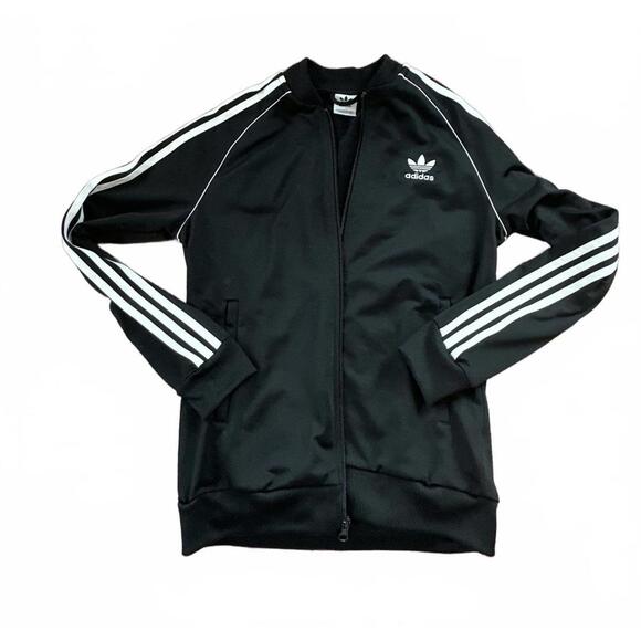 adidas Other - Adidas Black Track Jacket with White Stripes